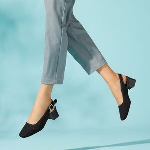 Vivaia Melody Slingback in Black